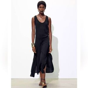 Zara Black Asymmetrical Dress